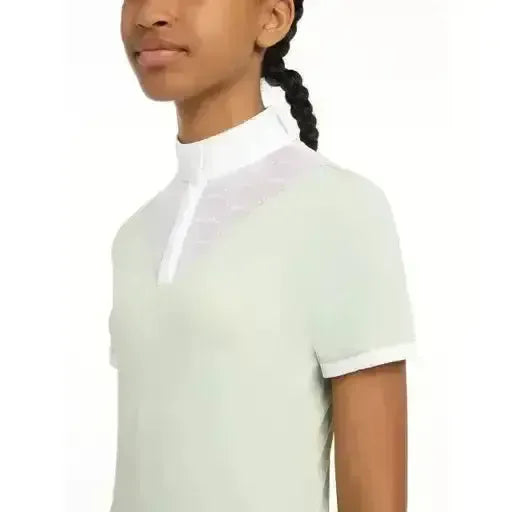 Lemieux Young Rider Eva Short Sleeve Show Shirt Pistachio-Show Shirts-Lemieux-7-8 years-Pistachio-Horsey Shopping