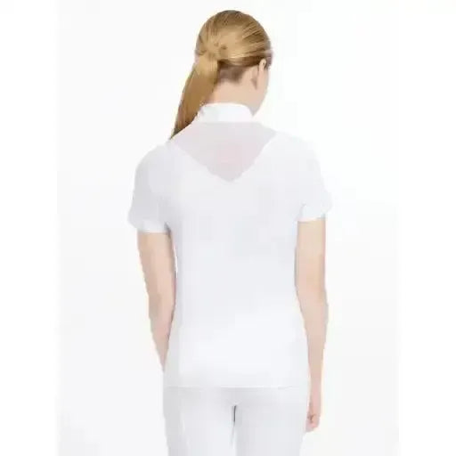 Lemieux Young Rider Eva Short Sleeve Show Shirt White-Show Shirts-Lemieux-White-7-8 years-Horsey Shopping