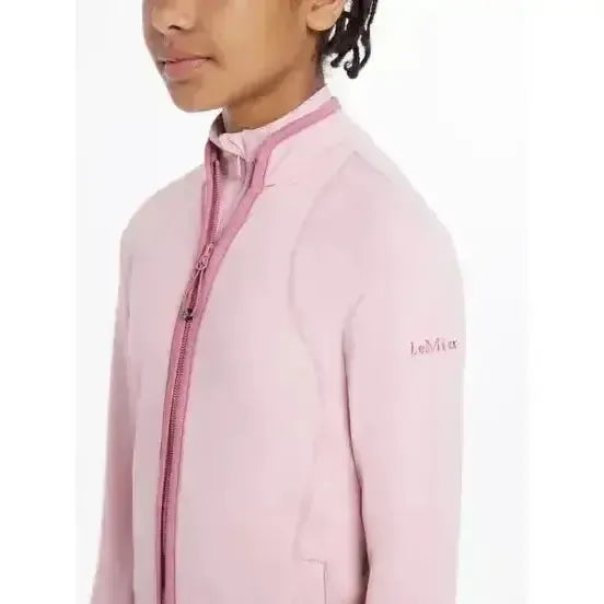 Lemieux Young Rider Felicity Fleece Zip Through Blossom-Jumpers-Lemieux-Blossom-7-8 years-Horsey Shopping