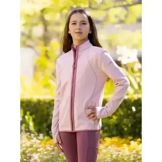 Lemieux Young Rider Felicity Fleece Zip Through Blossom-Jumpers-Lemieux-Blossom-7-8 years-Horsey Shopping