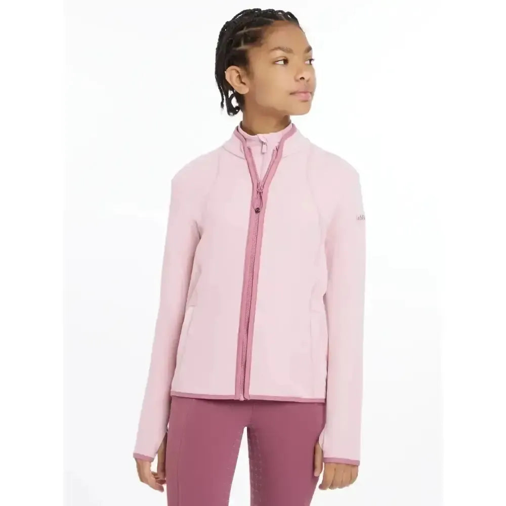 Lemieux Young Rider Felicity Fleece Zip Through Blossom-Jumpers-Lemieux-Blossom-7-8 years-Horsey Shopping