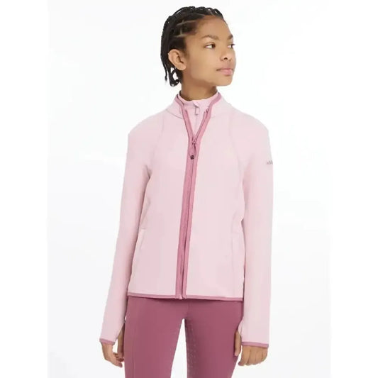 Lemieux Young Rider Felicity Fleece Zip Through Blossom-Jumpers-Lemieux-Blossom-7-8 years-Horsey Shopping