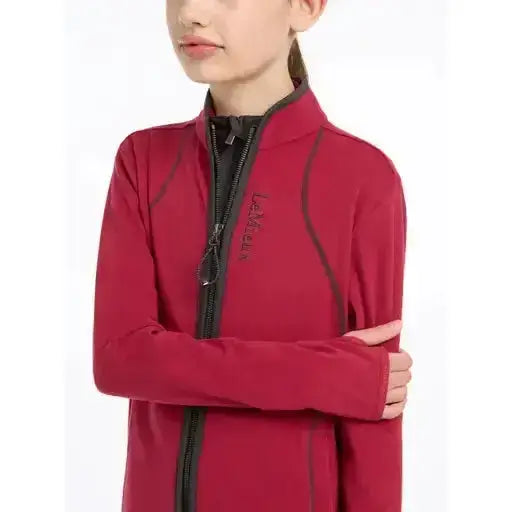Lemieux Young Rider Felicity Fleece Zip Through Ember-Fleece Tops-Lemieux-7-8 years-Ember-Horsey Shopping
