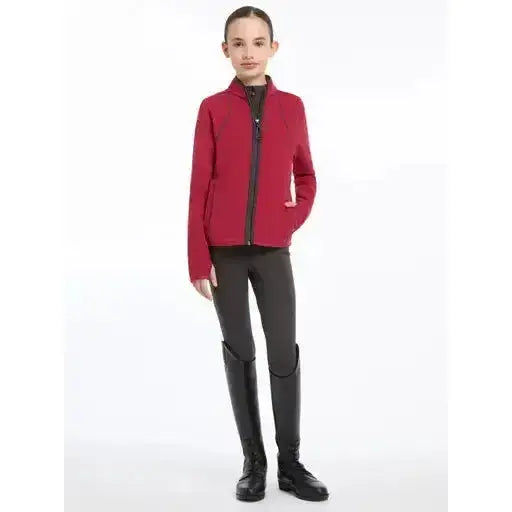 Lemieux Young Rider Felicity Fleece Zip Through Ember-Fleece Tops-Lemieux-7-8 years-Ember-Horsey Shopping