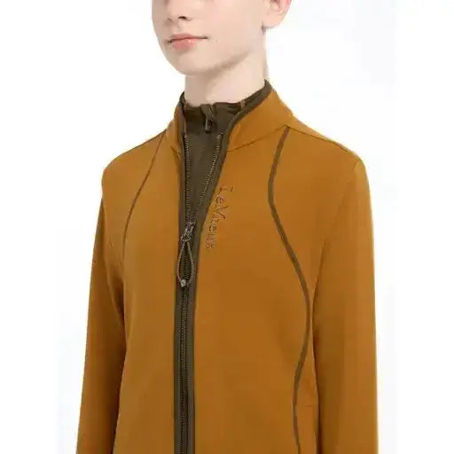 Lemieux Young Rider Felicity Fleece Zip Through Ginger-Fleece Tops-Lemieux-7-8 years-Ginger-Horsey Shopping