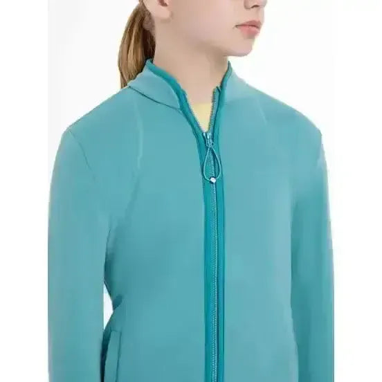 Lemieux Young Rider Felicity Fleece Zip Through Lagoon-Jumpers-Lemieux-Lagoon-7-8 years-Horsey Shopping