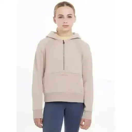 Lemieux Young Rider Harriet Pop Over Almond-Hoodies-Lemieux-Almond-7-8 years-Horsey Shopping