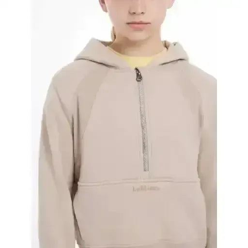 Lemieux Young Rider Harriet Pop Over Almond-Hoodies-Lemieux-Almond-7-8 years-Horsey Shopping