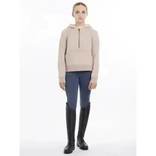 Lemieux Young Rider Harriet Pop Over Almond-Hoodies-Lemieux-Almond-7-8 years-Horsey Shopping