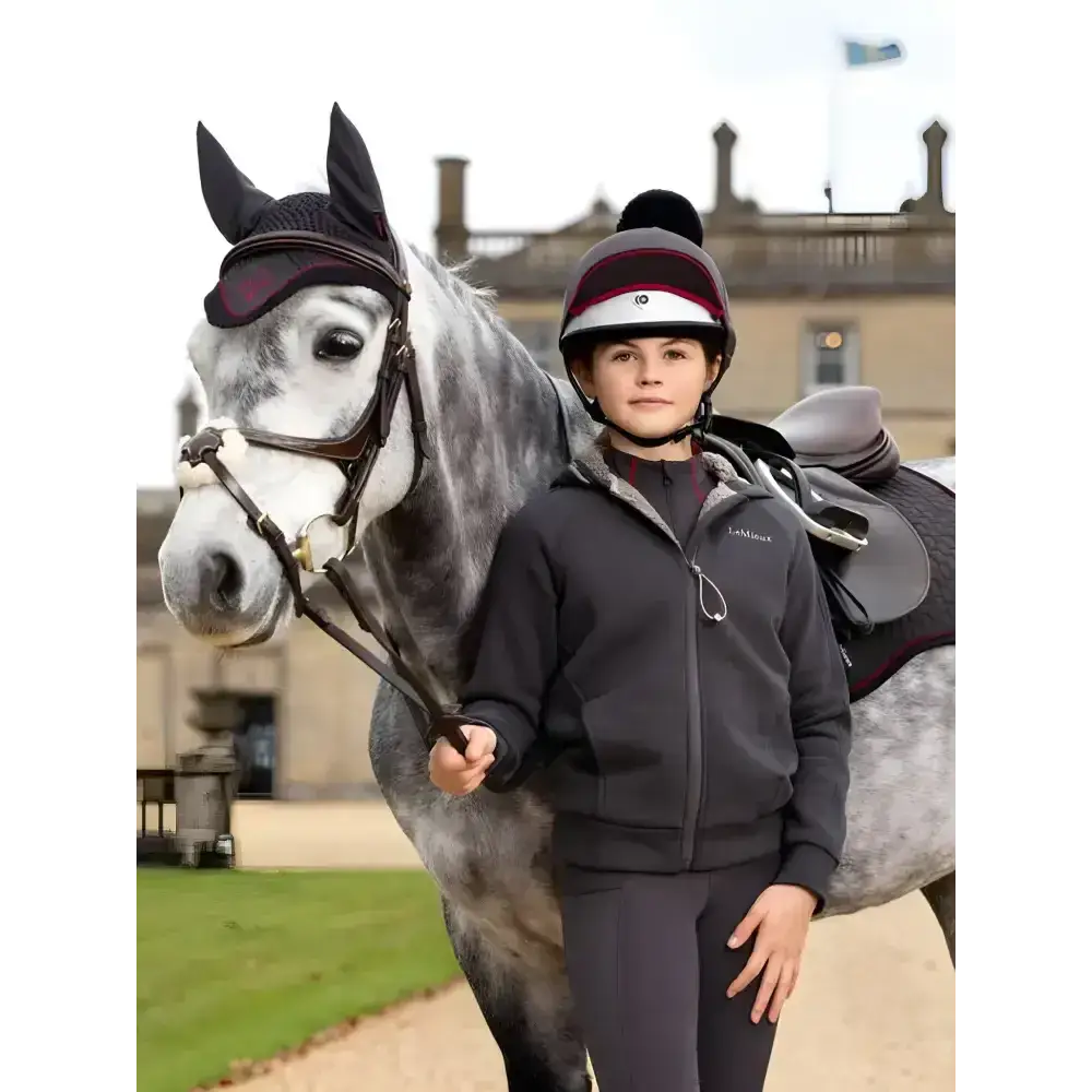 Lemieux Young Rider Hollie Lined Hoodie Cinder-Hoodies-Lemieux-7-8 years-Cinder-Horsey Shopping
