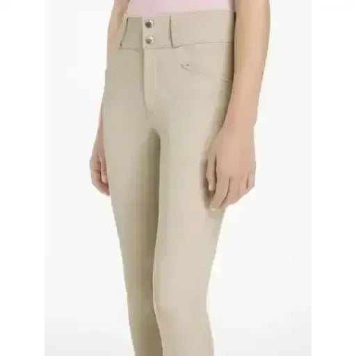 Lemieux Young Rider Hunter Breeches Beige-Breeches-Lemieux-Beige-7-8 years-Horsey Shopping