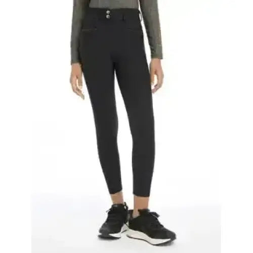 Lemieux Young Rider Izzy Full Seat Breeches Black-Breeches-Lemieux-7-8 years-Black-Horsey Shopping
