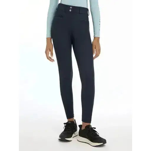 Lemieux Young Rider Izzy Knee Grip Breeches Navy-Breeches-Lemieux-7-8 years-Navy-Horsey Shopping