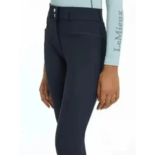 Lemieux Young Rider Izzy Knee Grip Breeches Navy-Breeches-Lemieux-7-8 years-Navy-Horsey Shopping