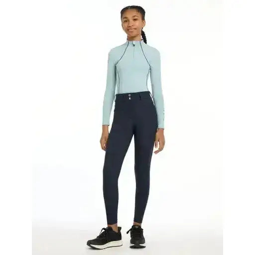 Lemieux Young Rider Izzy Knee Grip Breeches Navy-Breeches-Lemieux-7-8 years-Navy-Horsey Shopping