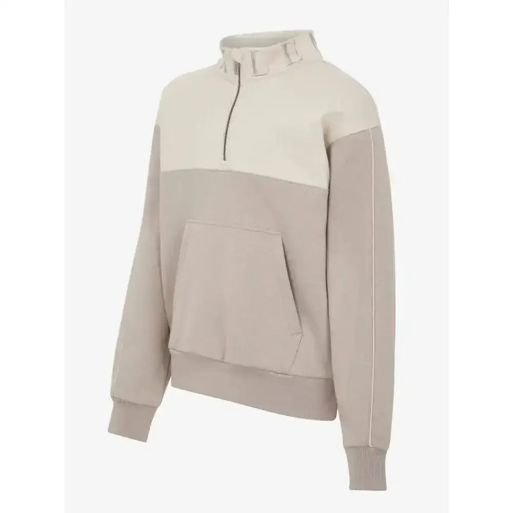 Lemieux Young Rider Kate Quarter Zip Sweat Ash/Stone-Coats & Jackets-Lemieux-7-8 years-Ash / Stone-Horsey Shopping