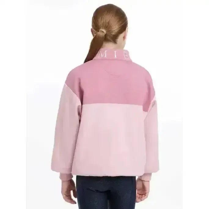 Lemieux Young Rider Kate Quarter Zip Sweat Blossom-Jumpers-Lemieux-Blossom-7-8 years-Horsey Shopping
