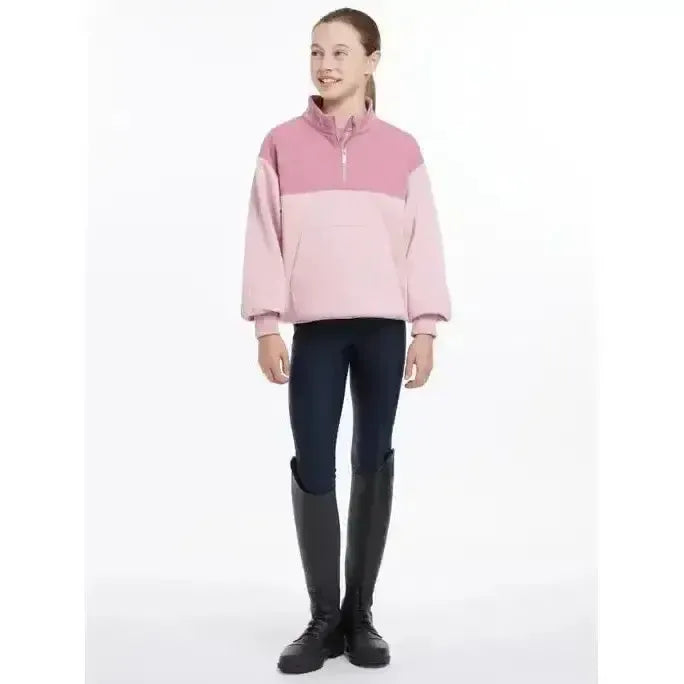 Lemieux Young Rider Kate Quarter Zip Sweat Blossom-Jumpers-Lemieux-Blossom-7-8 years-Horsey Shopping