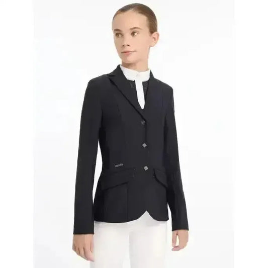Lemieux Young Rider Kennedy Show Jacket Navy-Show Jackets-Lemieux-Navy-7-8 years-Horsey Shopping