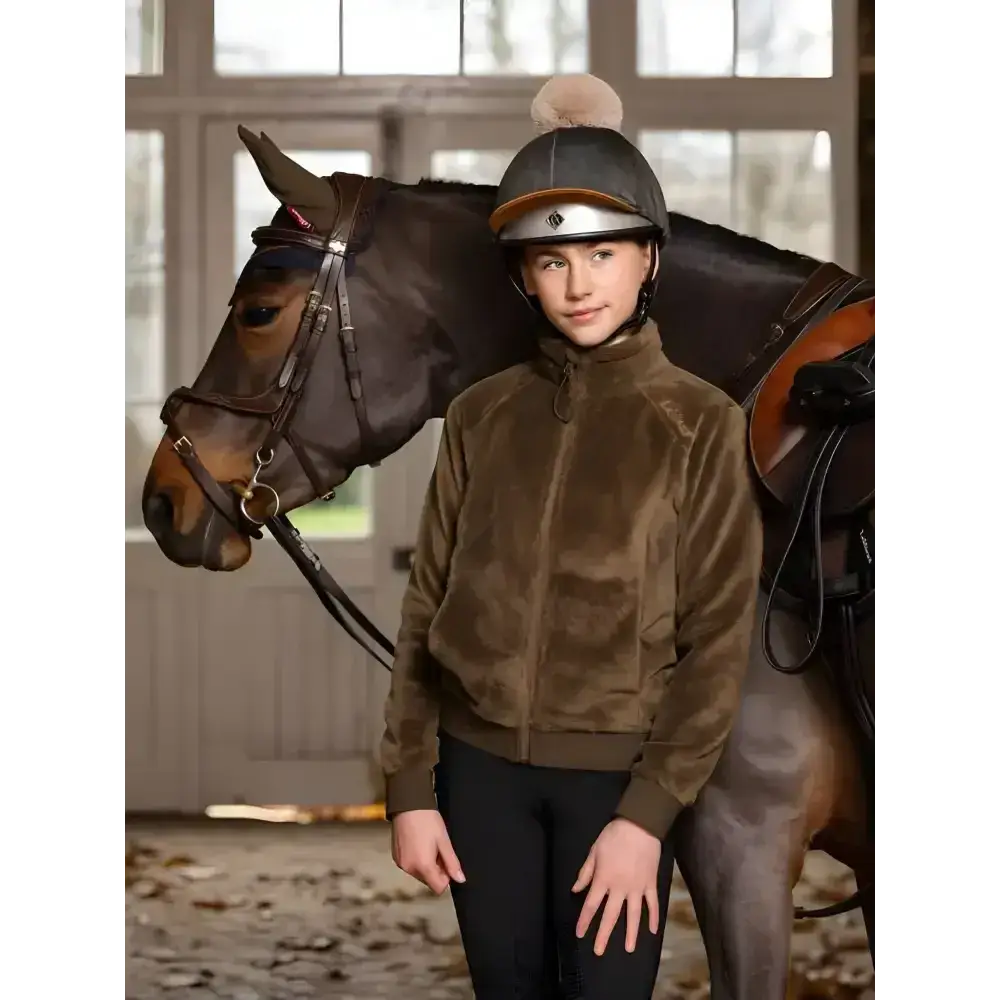 Lemieux Young Rider Libby Fleece Alpine-Fleece Tops-Lemieux-7-8 years-Alpine-Horsey Shopping