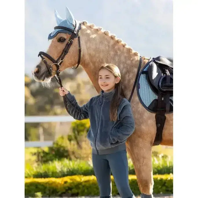 Lemieux Young Rider Libby Fleece Petrol-Fleece Tops-Lemieux-7-8 years-Petrol-Horsey Shopping