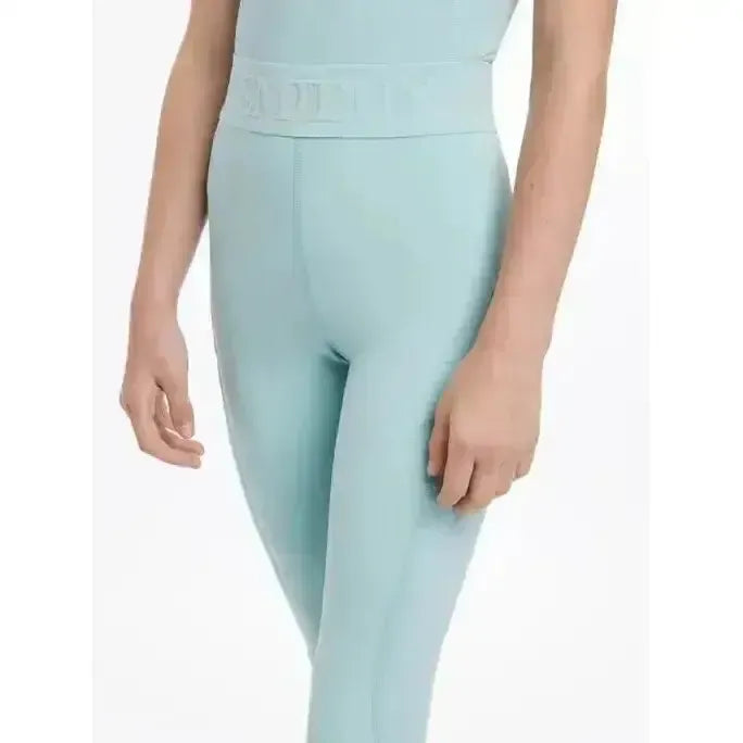 Lemieux Young Rider Lizzie Mesh Legging Aqua-Riding Tights-Lemieux-Aqua-7-8 years-Horsey Shopping