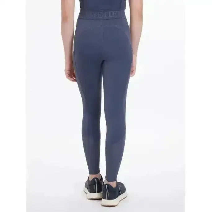 Lemieux Young Rider Lizzie Mesh Legging Dusk Blue-Riding Tights-Lemieux-Dusk Blue-7-8 years-Horsey Shopping