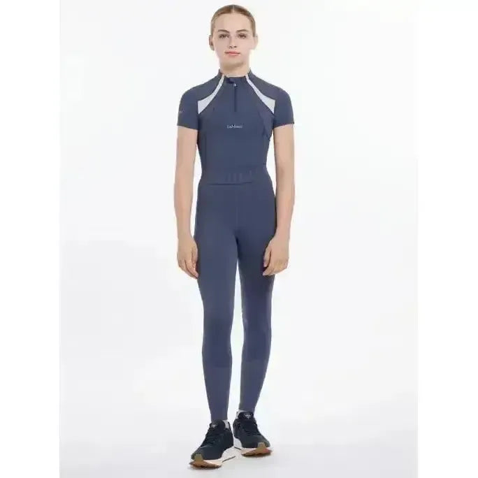 Lemieux Young Rider Lizzie Mesh Legging Dusk Blue-Riding Tights-Lemieux-Dusk Blue-7-8 years-Horsey Shopping
