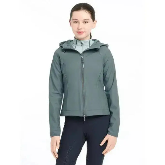 Lemieux Young Rider Lottie Soft Shell Jacket Petrol-Coats & Jackets-Lemieux-7-8 years-Petrol-Horsey Shopping