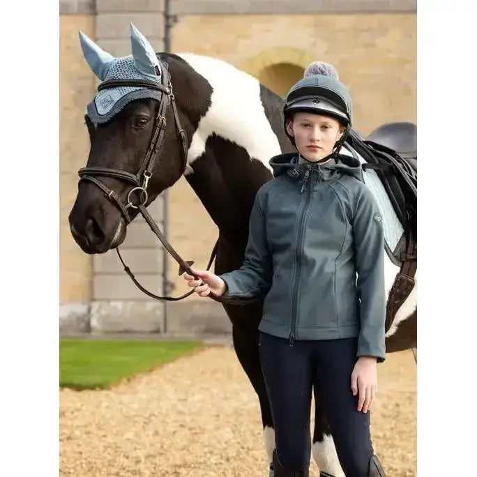 Lemieux Young Rider Lottie Soft Shell Jacket Petrol-Coats & Jackets-Lemieux-7-8 years-Petrol-Horsey Shopping