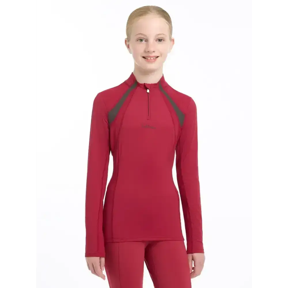 Lemieux Young Rider Mia Mesh Base Layer Ember-Base Layers-Lemieux-7-8 years-Ember-Horsey Shopping