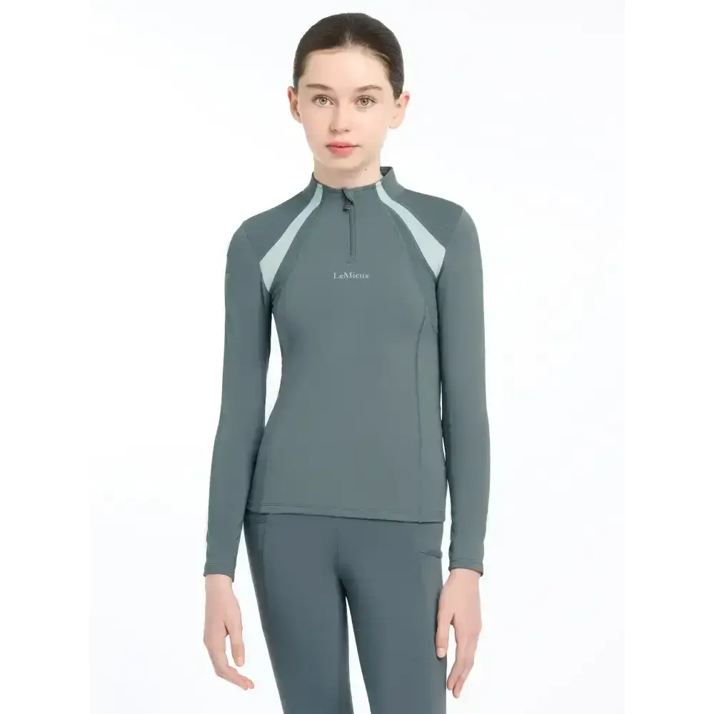 Lemieux Young Rider Mia Mesh Base Layer Petrol-Base Layers-Lemieux-7-8 years-Petrol-Horsey Shopping