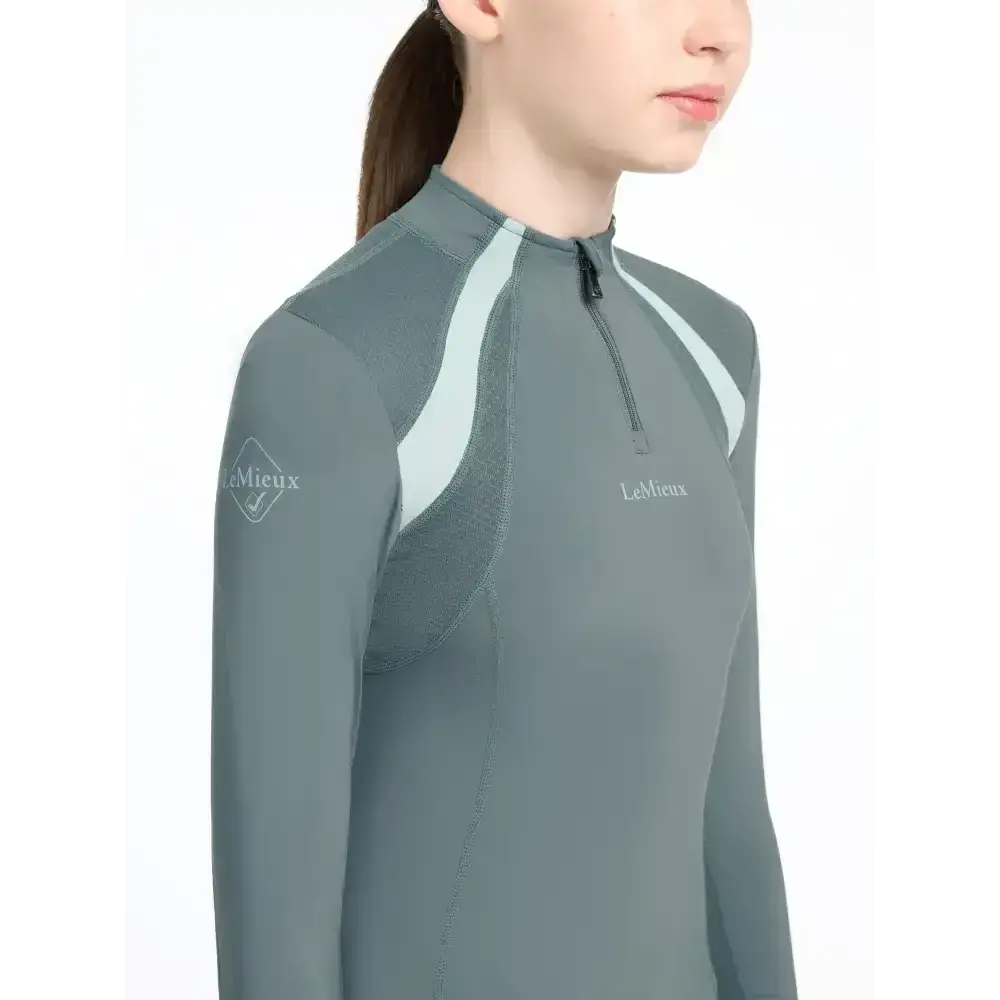 Lemieux Young Rider Mia Mesh Base Layer Petrol-Base Layers-Lemieux-7-8 years-Petrol-Horsey Shopping