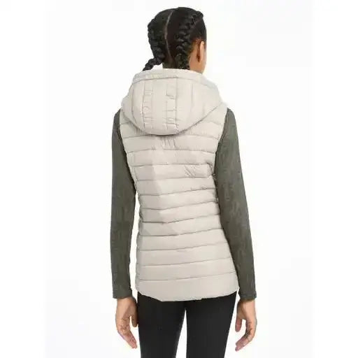 Lemieux Young Rider Milly Puffer Gilet Ash-Gilets & Bodywarmers-Lemieux-7-8 years-Ash-Horsey Shopping