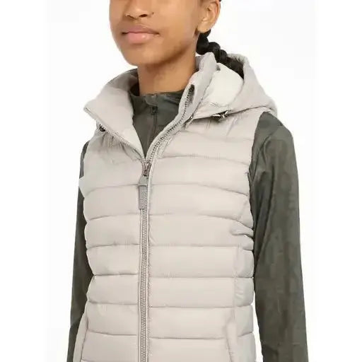 Lemieux Young Rider Milly Puffer Gilet Ash-Gilets & Bodywarmers-Lemieux-7-8 years-Ash-Horsey Shopping