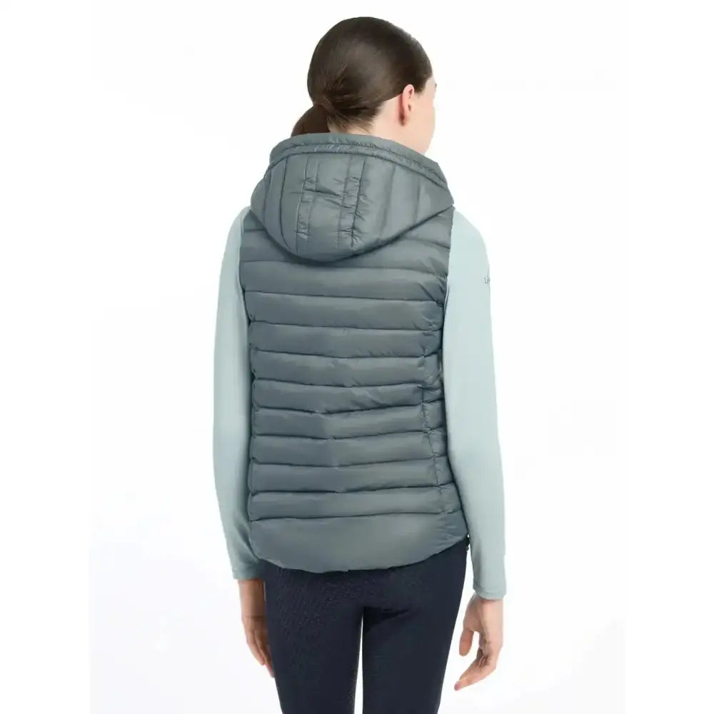 Lemieux Young Rider Milly Puffer Gilet Petrol-Gilets & Bodywarmers-Lemieux-7-8 years-Petrol-Horsey Shopping