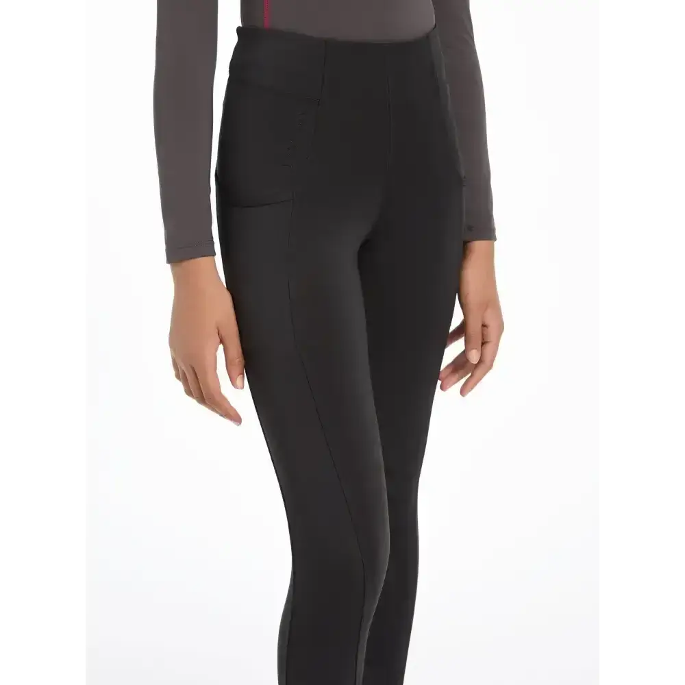 Lemieux Young Rider Orla Pull Ons Black-Riding Tights-Lemieux-7-8 years-Horsey Shopping