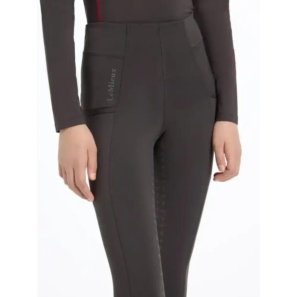 Lemieux Young Rider Orla Pull Ons Cinder-Riding Tights-Lemieux-7-8 years-Horsey Shopping