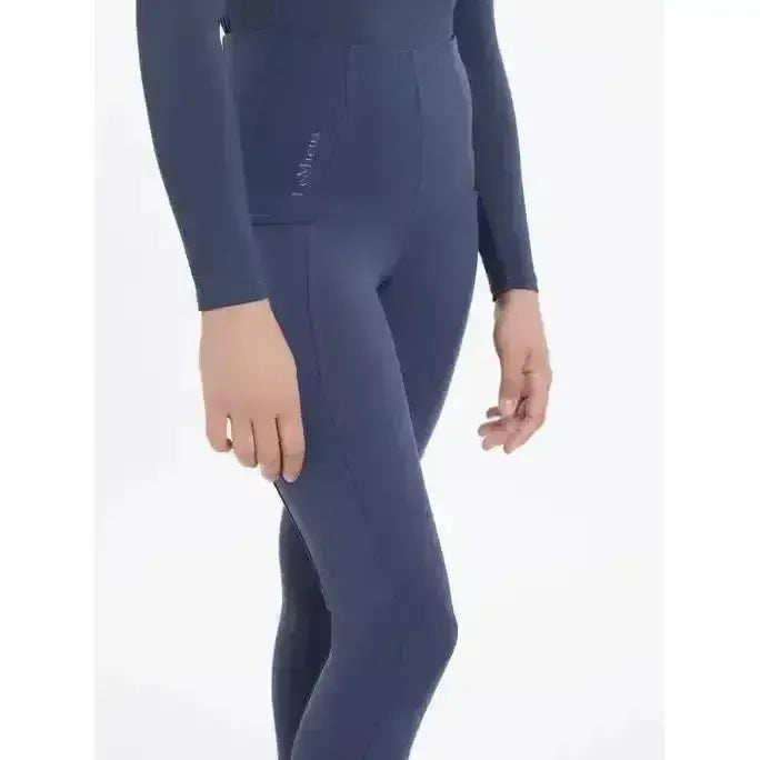 Lemieux Young Rider Orla Pull Ons Dusk Blue-Riding Tights-Lemieux-Dusk Blue-9-10 years-Horsey Shopping
