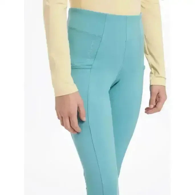 Lemieux Young Rider Orla Pull Ons Lagoon-Riding Tights-Lemieux-Lagoon-9-10 years-Horsey Shopping