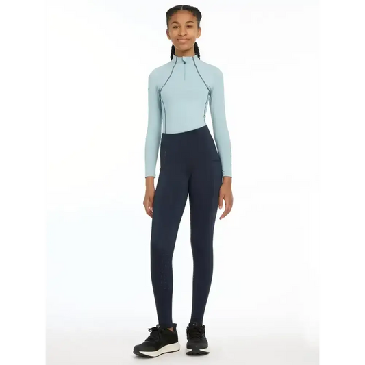Lemieux Young Rider Orla Pull Ons Navy-Riding Tights-Lemieux-7-8 years-Horsey Shopping