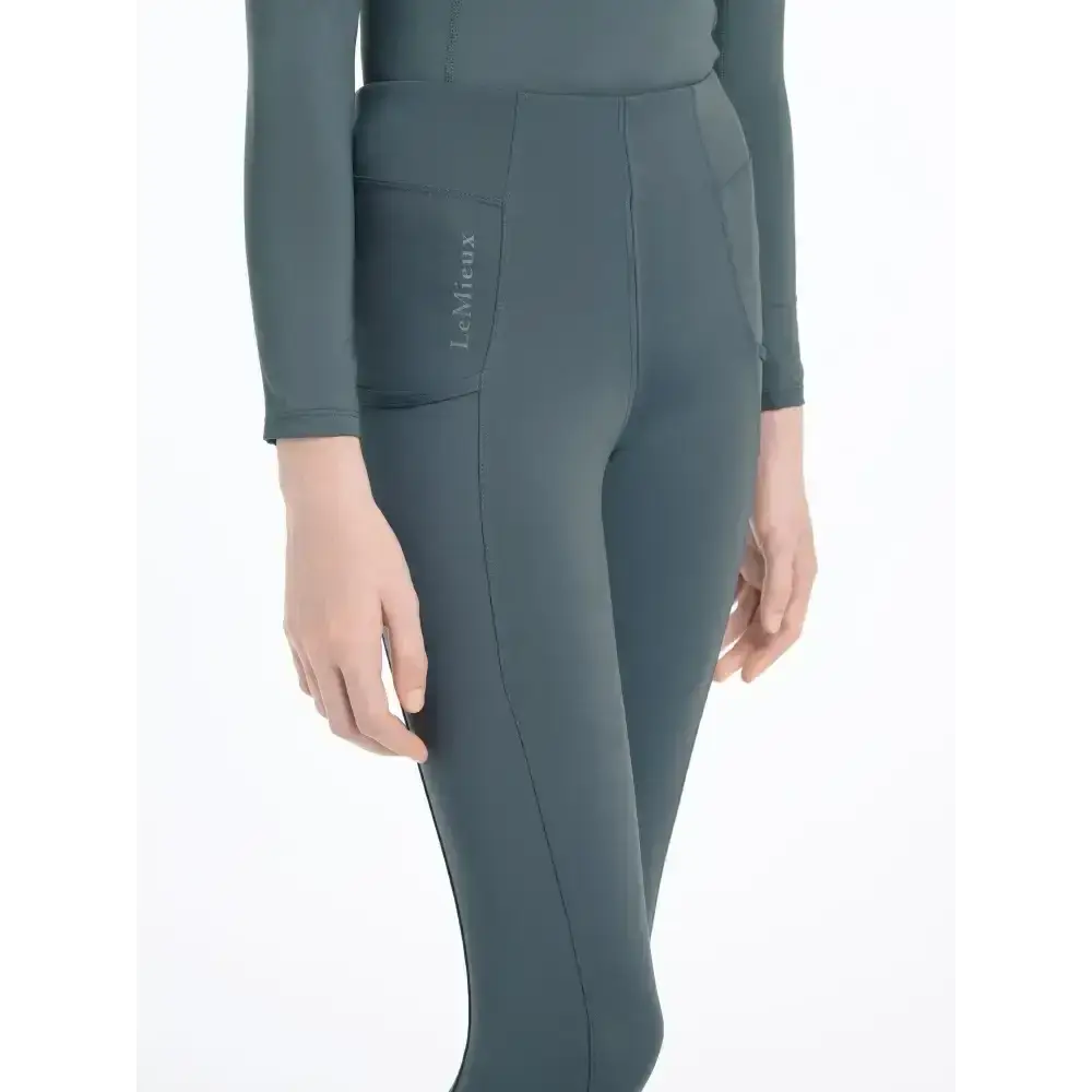 Lemieux Young Rider Orla Pull Ons Petrol-Riding Tights-Lemieux-7-8 years-Horsey Shopping