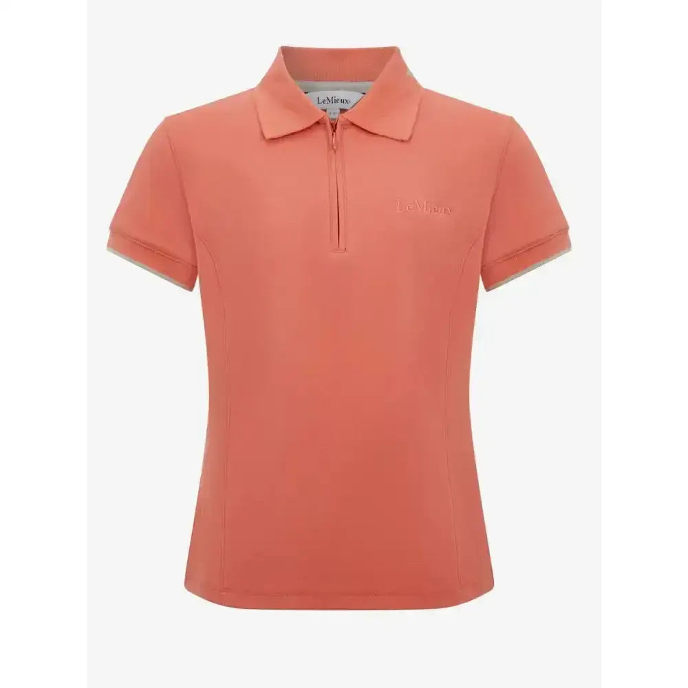 Lemieux Young Rider Polo Shirt Apricot-Polo Shirts-Lemieux-7-8 Years-Horsey Shopping