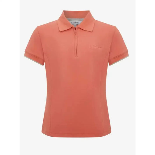 Lemieux Young Rider Polo Shirt Apricot-Polo Shirts-Lemieux-7-8 Years-Horsey Shopping
