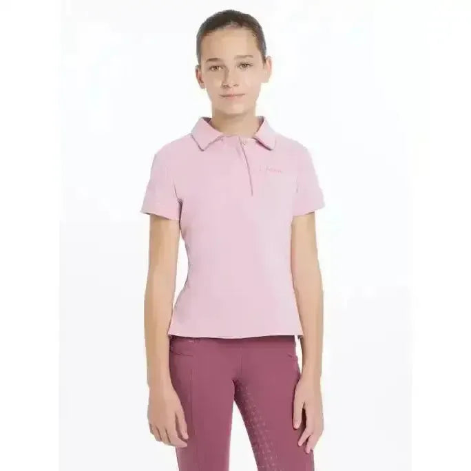 Lemieux Young Rider Polo Shirt Blossom-Polo Shirts-Lemieux-Blossom-9-10 years-Horsey Shopping