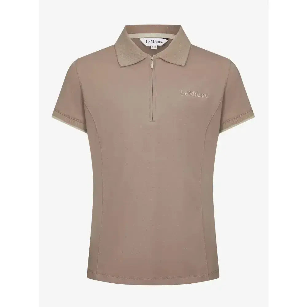 Lemieux Young Rider Polo Shirt Mink-Polo Shirts-Lemieux-7-8 Years-Horsey Shopping