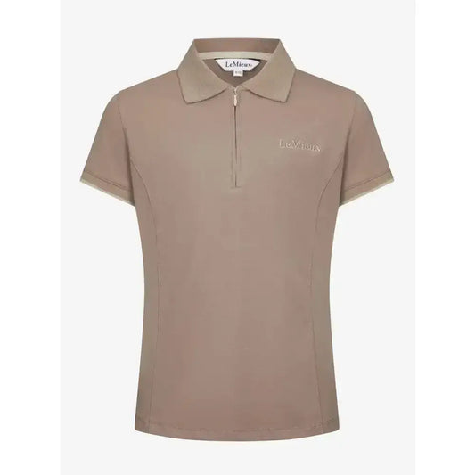 Lemieux Young Rider Polo Shirt Mink-Polo Shirts-Lemieux-7-8 Years-Horsey Shopping