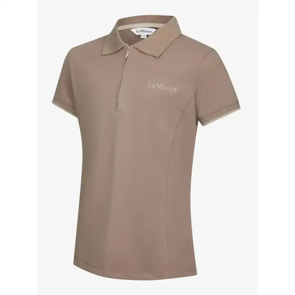 Lemieux Young Rider Polo Shirt Mink-Polo Shirts-Lemieux-7-8 Years-Horsey Shopping