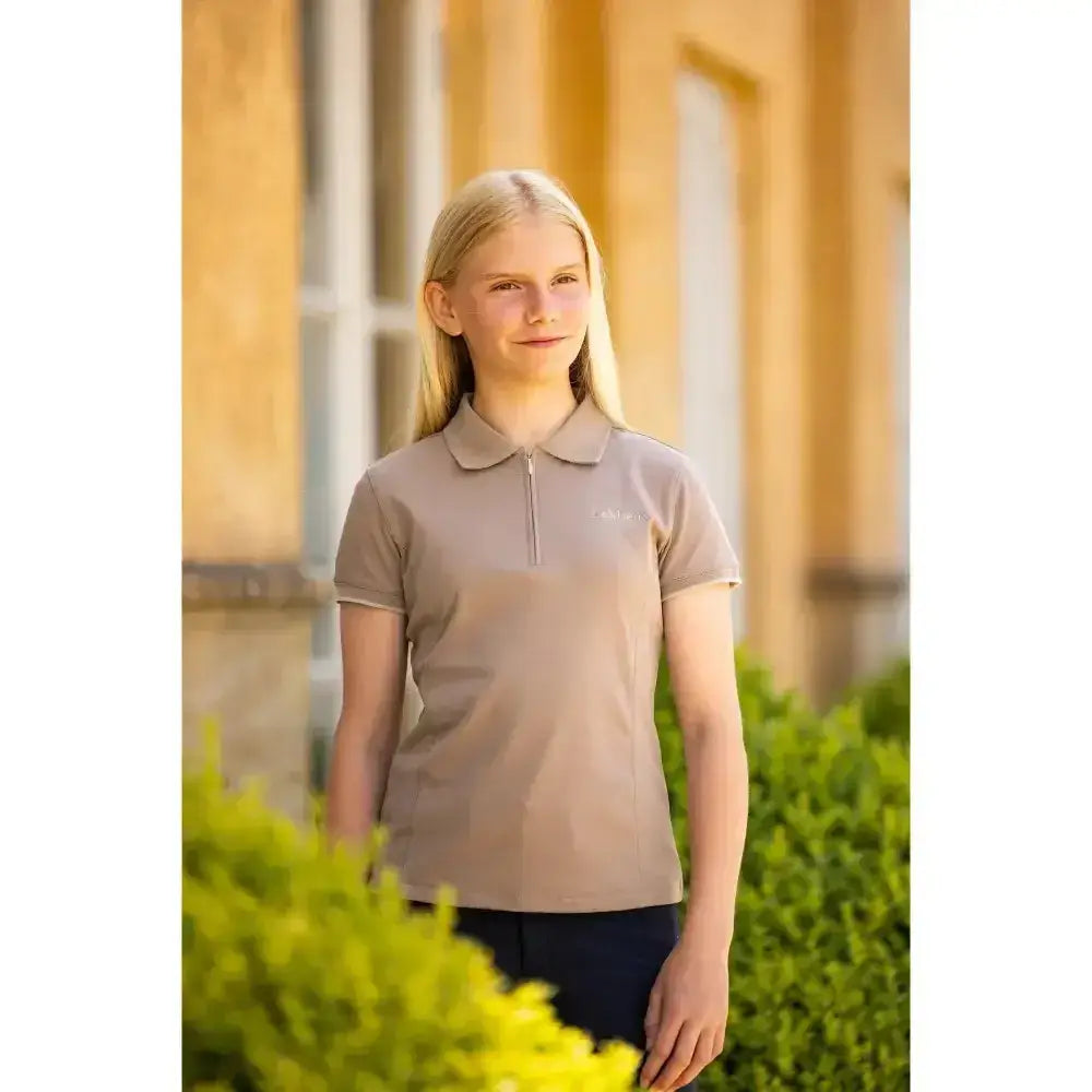 Lemieux Young Rider Polo Shirt Mink-Polo Shirts-Lemieux-7-8 Years-Horsey Shopping