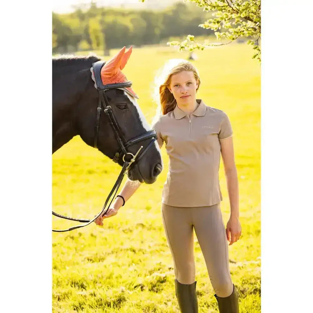 Lemieux Young Rider Polo Shirt Mink-Polo Shirts-Lemieux-7-8 Years-Horsey Shopping